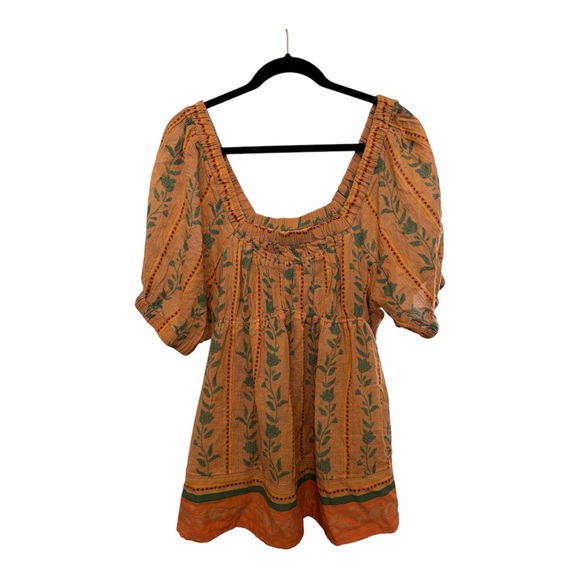 Free People Santorini Floral Print Tunic  size Medium - Picture 2 of 5